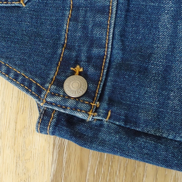 NWT Levi's Infant One Piece Overalls Blue Size 9M - Picture 3 of 14